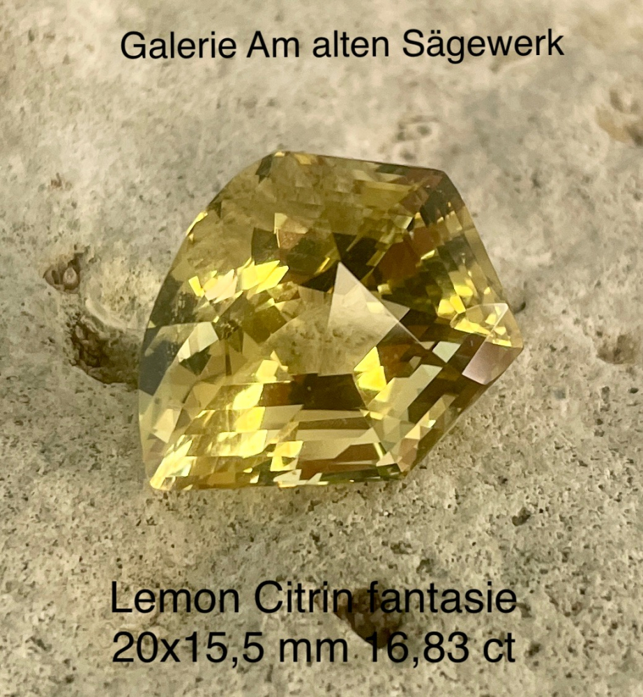 Lemon-Citrin fancy Cut